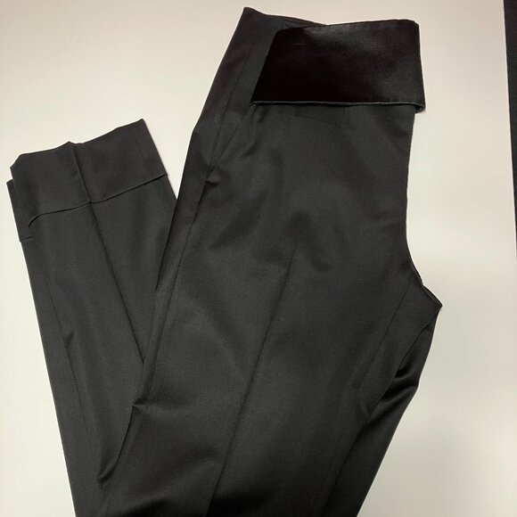 GIVENCHY WOMEN'S BLACK WOOL TUXEDO TROUSES (SIZE 36EURO/4US - Picture 15 of 16